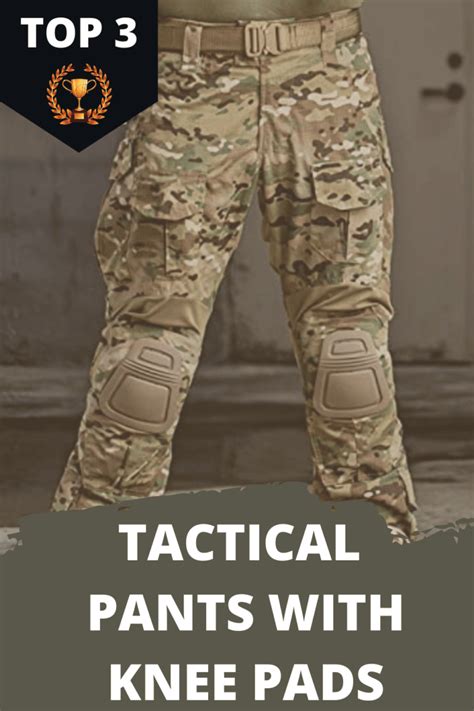 3 Best Tactical Pants With Knee Pads (Buying Guide)