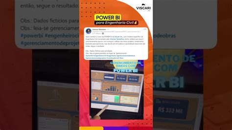 Power BI para Engenharia Civil 2024 É Bom