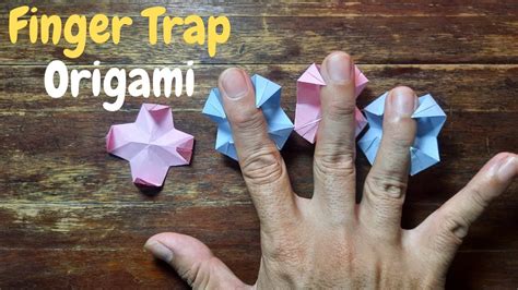 Finger Trap Origami Anti Stress Toy Making Origami Tutorial YouTube