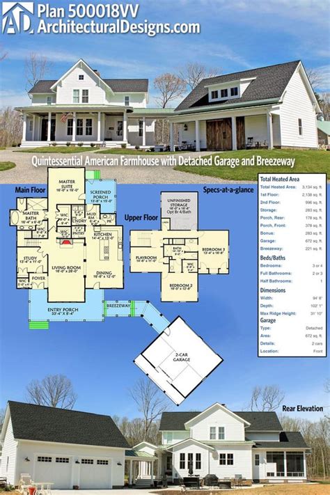 Gorgeous Farmhouse Plans For Your Dream Homestead House