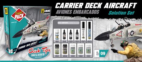 Ammo Mig Jimenez Super Pack Carrier Deck Aircraft Solution Set