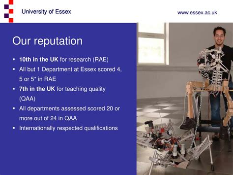 Ppt The University Of Essex An Introduction Powerpoint Presentation