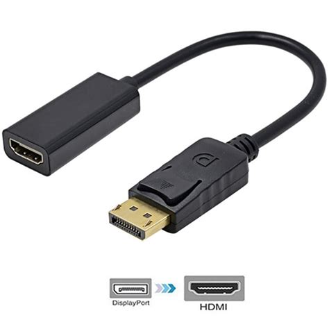 Jual Adapter Konverter Dp Display Port Displayport Male To Hdmi Female