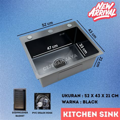 Jual PAKET KITCHEN SINK 5040 BAK CUCI PIRING STAINLESS MINIMALIS SUS