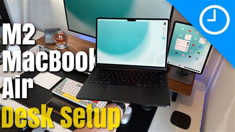 M2 MacBook Air Desk Setup Must Have Desk Accessories 2023 YouTube