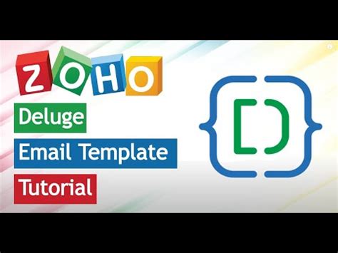 Sending Out Zoho Crm Email Templates In Zoho Deluge Youtube