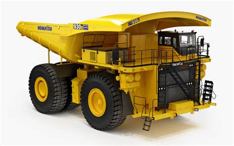 Komatsu E Mining Dump Truck D Model Cgtrader