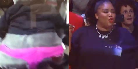 Houston Rockets Mascot Mocks Rapper Singer Lizzo By Twerking With Thong On During Game Video