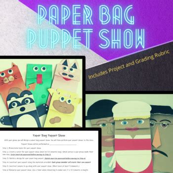 Paper Bag Puppet Show by Hatch Dramaworks | Teachers Pay Teachers