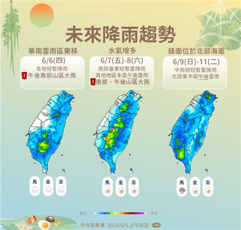 氣象預報》雨區擴大「全台雷雨連炸6天」！端午節連假天氣出爐，這2天雨勢最強 風傳媒