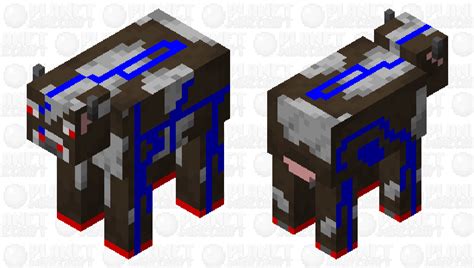 Lava And Water Cow Minecraft Mob Skin