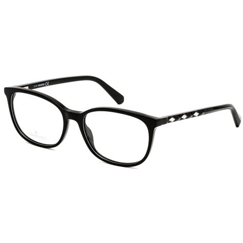 Swarovski Sk5300 Eyeglasses Shiny Black Clear Lens Lyst