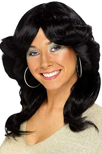 Smiffy S Women S 70 S Flick Wig Long Wavy And Layered Halloween Wigs Wigs Birthday Hairstyles