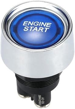 Amazon Start Switch V Dc A Blue Car Start Engine Button Stater