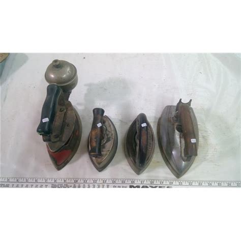 Lot Of 4 Vintage Irons Schmalz Auctions