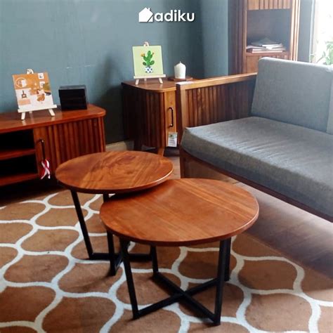 Jual Adiku Id Canva Meja Kopi Industrial Coffee Table Meja Kopi