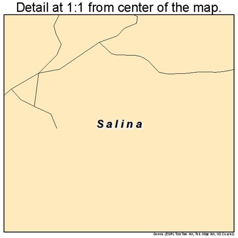 Salina Utah Street Map 4965880