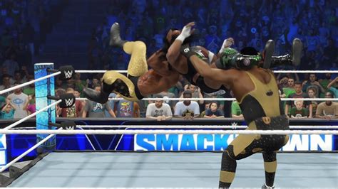 Wwe K Carlito Santos Escobar Vs Street Profits Smackdown Youtube