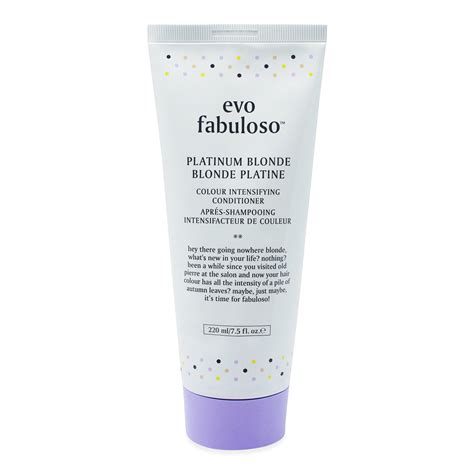 Evo Evo Fabuloso Platinum Blonde Intensifying Conditioner 75 Oz