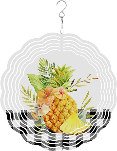 Wind Spinners For Yard And Garden Summer Pineapple Fruit