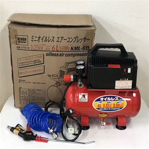 【全体的に状態が悪い】ya018087024 155kk3000【名古屋】kenoh Oilless Air Compressor