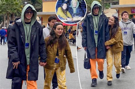 Pete Davidson And Chase Sui Wonders Hold Hands During Universal Studios