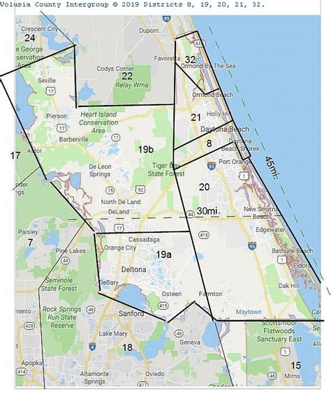 Volusia County Zip Code Map