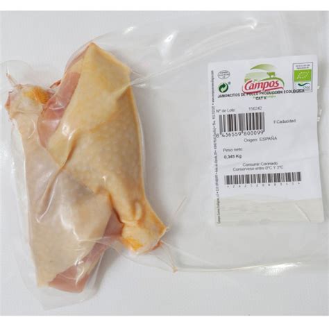 Jamoncitos de pollo producción ecológica