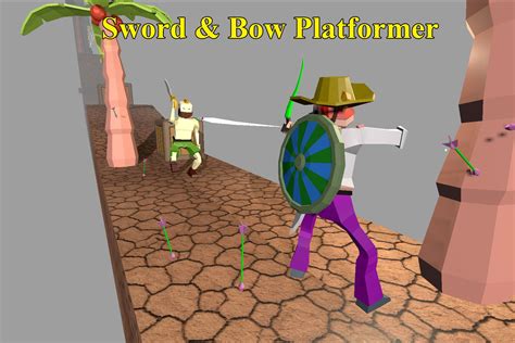 Sword Gun And Bow Platformer 25d Packs Unity Asset Store