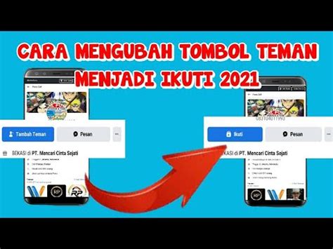 Cara Mengubah Tombol Tambahkan Teman Menjadi Ikuti Di Fb Lite Terbaru