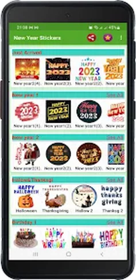 Happy New Year Stickers 2023 for Android - Download