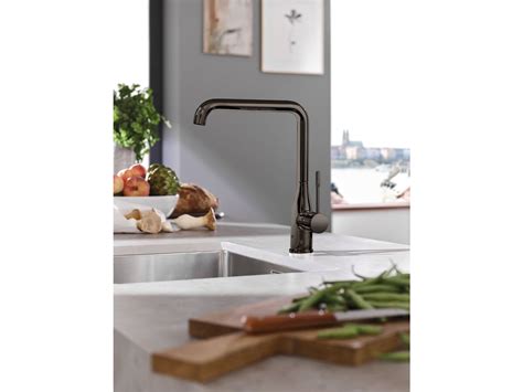 Grohe Essence New Gooseneck Sink Mixer Hard Graphite Star From Reece