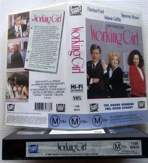 WORKING GIRL - A Mike Nichols Film (VHS Cassette Tape, 1988) £5.15 ...