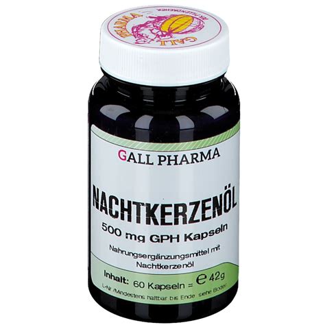 Gall Pharma Nachtkerzen L Mg Gph Kapseln St Shop Apotheke At