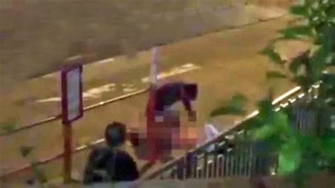 Student Caught On Camera Having Sex With Woman In Public After Boozy