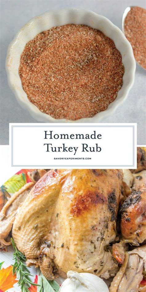 Homemade Turkey Rub Is A Blend Of 6 Easy Spices And Herbs To Make For A Flavorful And Delici