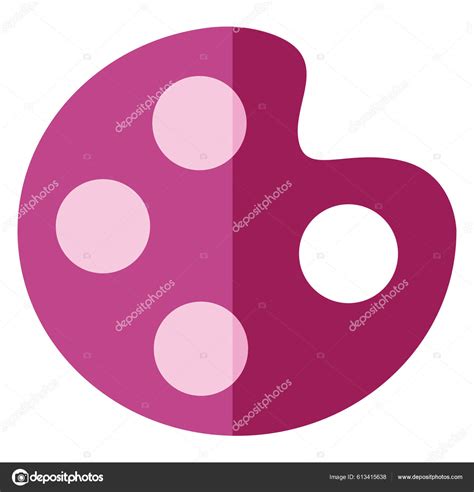 Pinke Farbpalette Illustration Vektor Auf Wei Em Hintergrund Stock