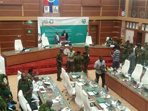 Breaking Ecowas Defence Chiefs Hold Emergency Meeting In Abuja Over