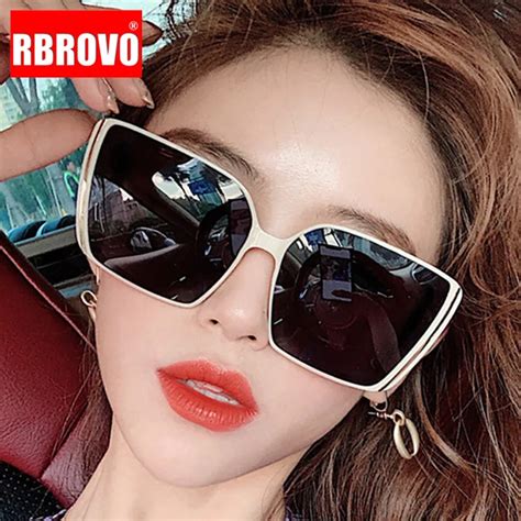 Sunglasses Glasses Oversized Square Sunglasses Women Retro Luxury Brand Designer Aliexpress