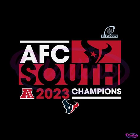 Houston Texans Afc South Champions Svg Oladino