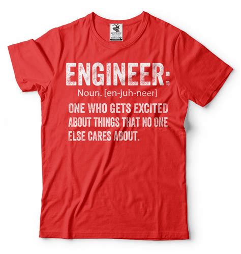 Engineer T Shirt Funny Occupation Engineer Definition Tee Etsy