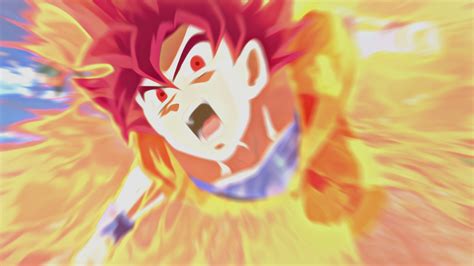 The Super Saiyan God by kazzman99 on DeviantArt