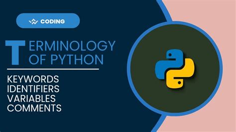 Python Keywords Identifiers Variables Comments Terminology Of