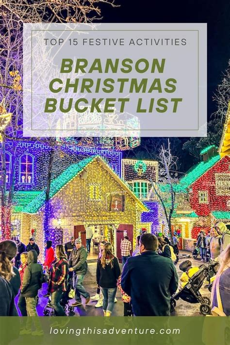 Branson Christmas Bucket List Festive Things To Do Branson