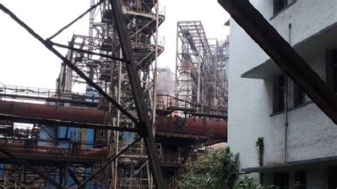 Accident At Bhilai Steel Plant Blast Furnace 8 Cracked Hot Blast Valve