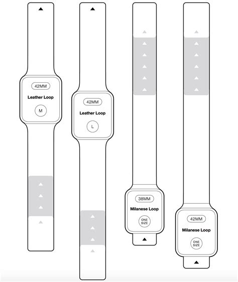 Apple Watch Band Size Chart Printable