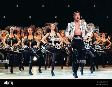 Michael Flatley Former Star Of The Show Riverdance During Rehearsals