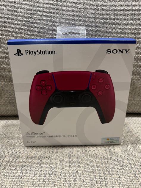 Bnib Sony Ps5 Dualsense Controller Cosmic Red Video Gaming Gaming