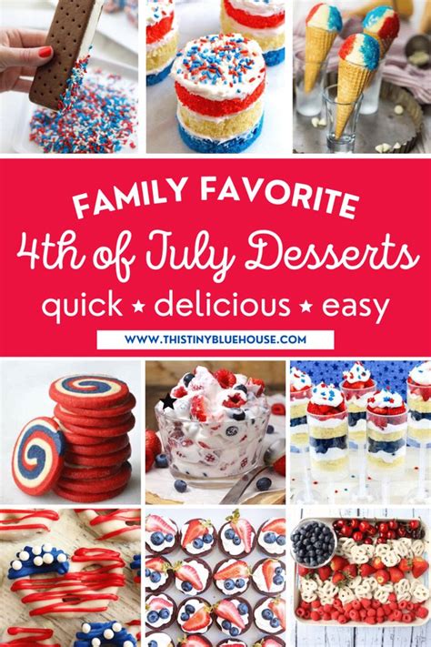 30 Best Quick And Easy 4th Of July Dessert Ideas 4th Of July Desserts