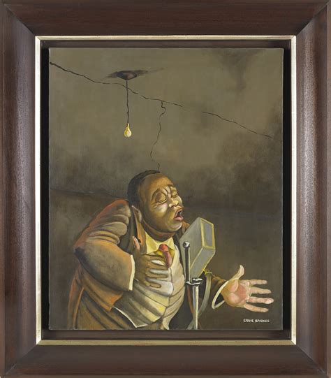 Ernie Barnes Singer C 1966 Vallarino Fine Art